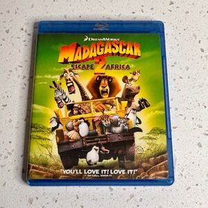 Madagascar Escape 2 Africa Blu Ray Movie 2008 Dreamworks Animation‎